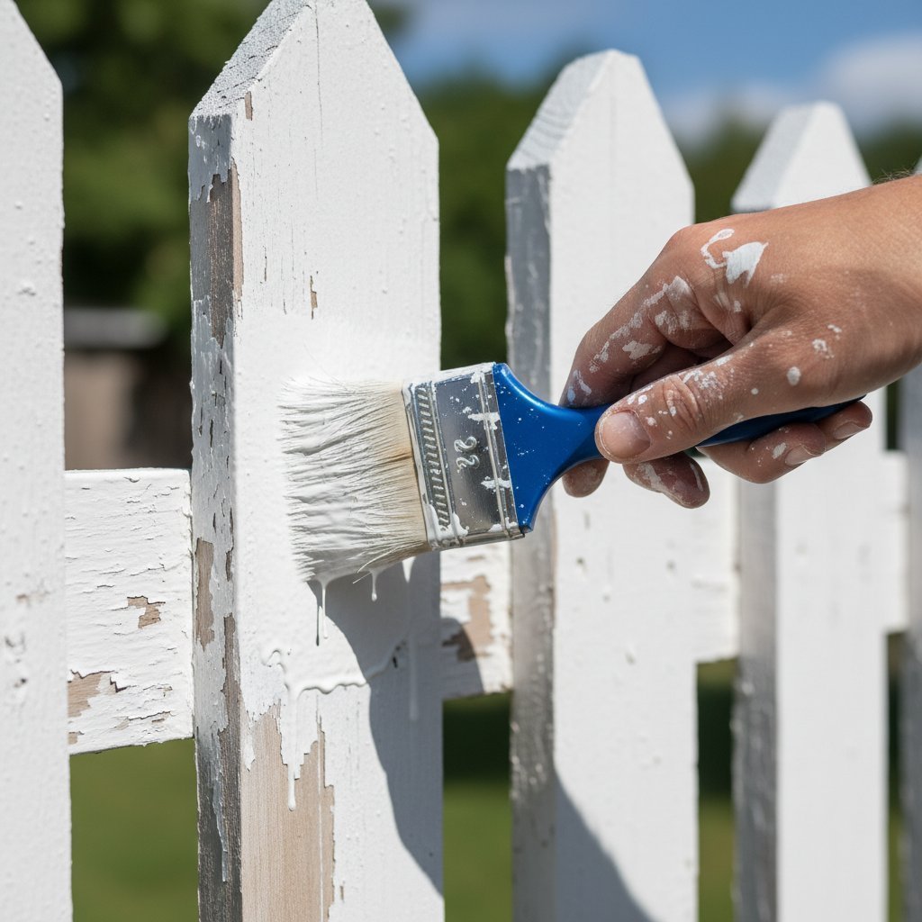 Fence Painting and Repair